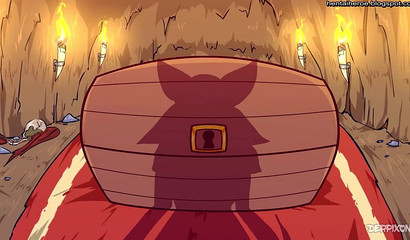 Slutty anime hotties can't stop cumming on missions