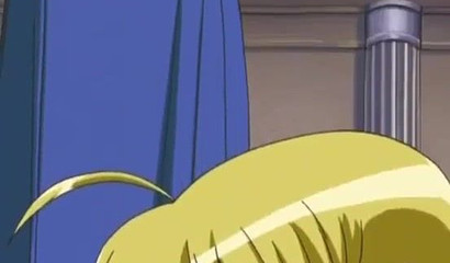 Beautiful anime blonde elf hottie forced to fuck the king