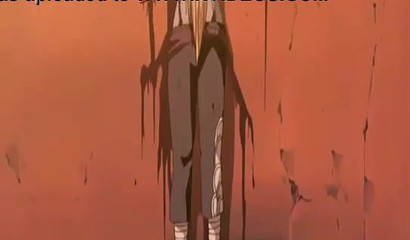 Curvy anime blonde locked in threesome with Hidan and Kakuzu