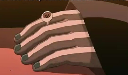 Curvy anime blonde locked in threesome with Hidan and Kakuzu