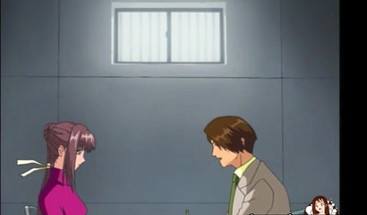 Horny anime sweetie cumming in public for her kinky master