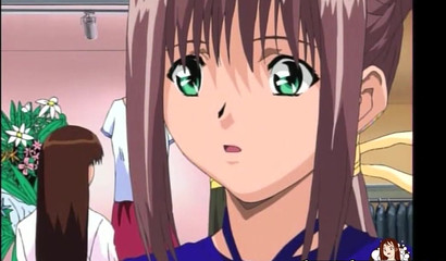 Horny anime sweetie cumming in public for her kinky master