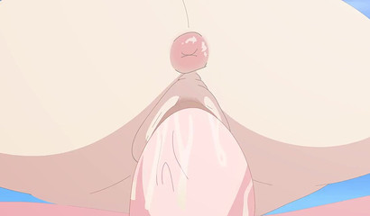 Naughty anime blonde hottie Krillin riding Goku's massive dick