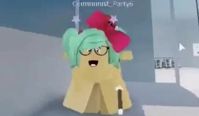 Naughty and horny Roblox cuties stroking each other's cunts