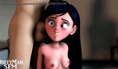 Petite 3D cutie Violet Parr gets her ear drilled hard