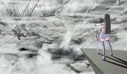 Daring anime heroine trapped and drilled with rough tentacles