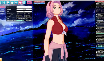 Ravishing 3D anime cutie Sakura shows off curves in tight top