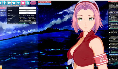 Ravishing 3D anime cutie Sakura shows off curves in tight top