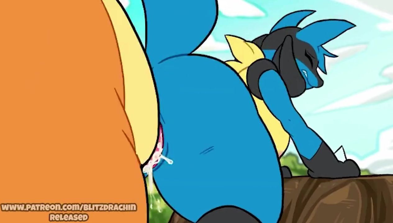 Riding Furry Porn Charizard - Horny Pokemon stud Charizard stuffing blue hottie from behind