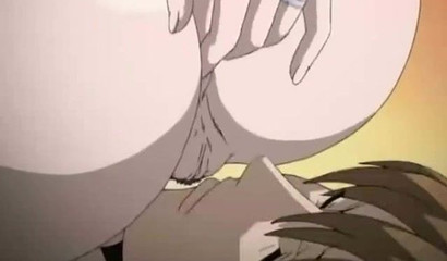 Curvaceous anime brunette sitting on her lover's face