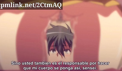 Lovely petite anime brunette seduced and banged her older teacher