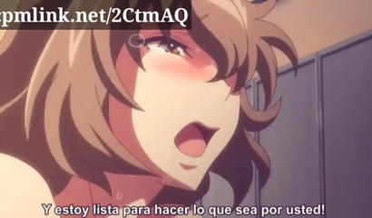 Lovely petite anime brunette seduced and banged her older teacher