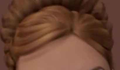 Naughty 3D redhead giantess toys with tiny man