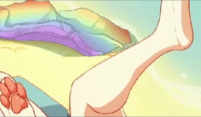 Horny cartoon furry gay studs pounding their tight buttholes