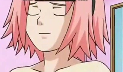 Horny anime stud Naruto pounding shy hottie Sakura