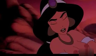 Aladdin fucks busty Jasmine on a desert island