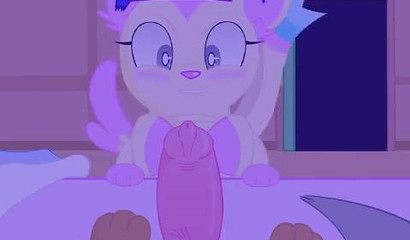 Sylveon jerks off and sucks the dick of sleeping foot girlfriend Ivy