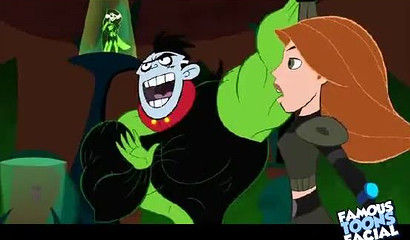 Evil brunette Shigo fucks beauty Kim with a strap-on in the ass