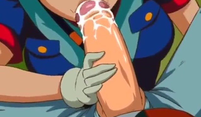 Commissioner Jenny sucks Ash Ketchum's big cock