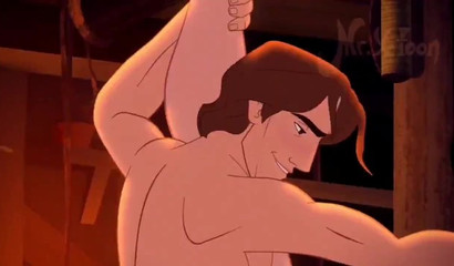 Flynn Ryder and Kristoff decided to try gay sex