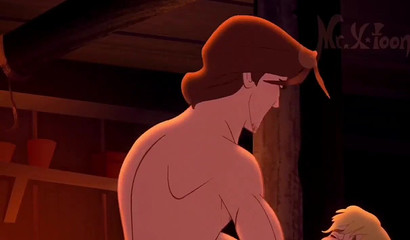 Flynn Ryder and Kristoff decided to try gay sex