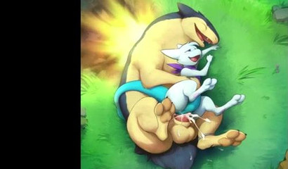 Cute Pokemon having sex in hentai art collection