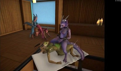 Dragons, horses and rhinos have group animal sex