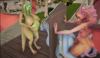 Dragons, horses and rhinos have group animal sex