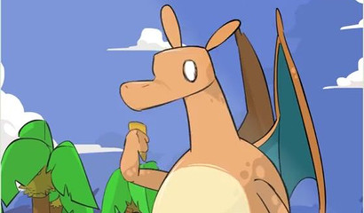 Chirizard licked the delicious ass of a beauty in a bikini