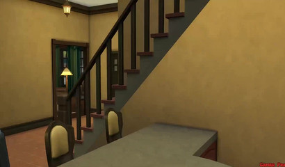 Epic 3d orgy in the kitchen of characters from the anime Naruto