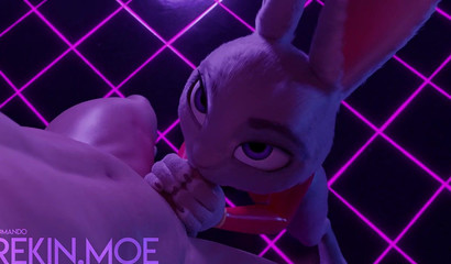 JUDY HOPPS FROM ZOOTOPIA SUCKS GUY IN NIGHT CLUB