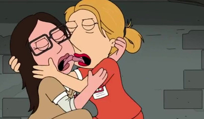 Family Guy - Lois Griffin Kisses A Girl In Prison