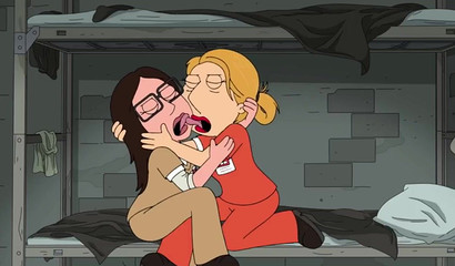 Family Guy - Lois Griffin Kisses A Girl In Prison