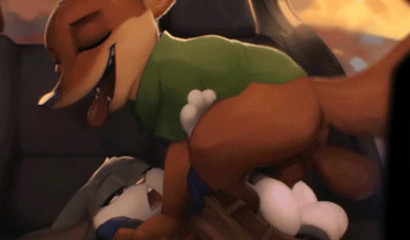 Animated XXX video with cartoon lovers Nick Wilde and Judy Hops