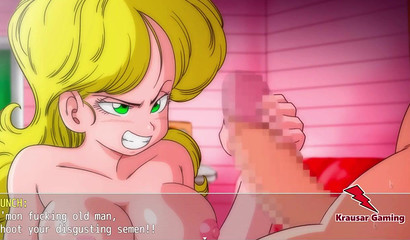 Cartoon girls Launch dirty fuck with old man Master Roshi