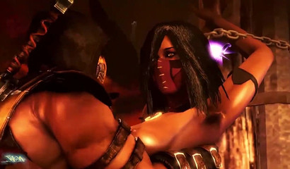 Melina from &#34;Mortal Combat&#34; fucked by Scorpio (edited)