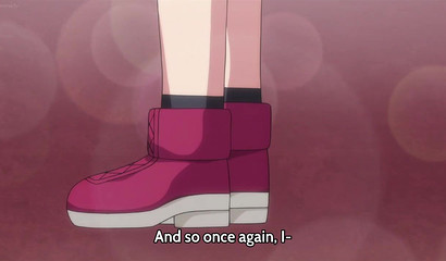 Cute anime hotties get drilled together in a threesome