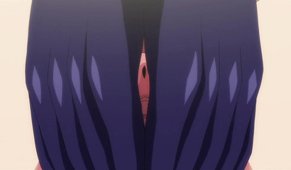 Cute anime hotties get drilled together in a threesome