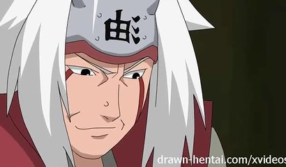 Beautiful anime blonde Tsunade milking Jeraya's big cock