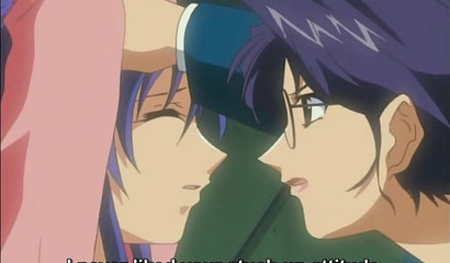 Busty blue-haired anime chick bound and fingered hard