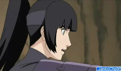 Curvy black-haired anime hottie banging horny Naruto