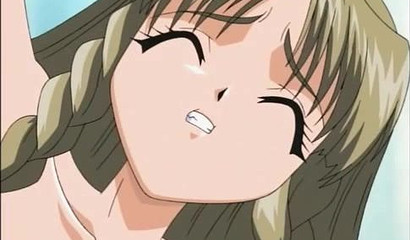 Tiny anime brunette cutie fingered hard in lesbian action