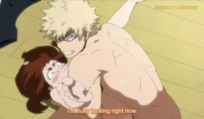 Bakugou shows Ochako Uraraka steamy love