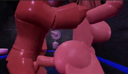 Roblox 3D couple sharing juices in the shower