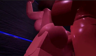 Roblox 3D couple sharing juices in the shower