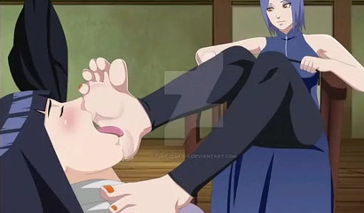 Naruto Foot Fetish Hentai - Hentai Naruto hotties worship sexy feet