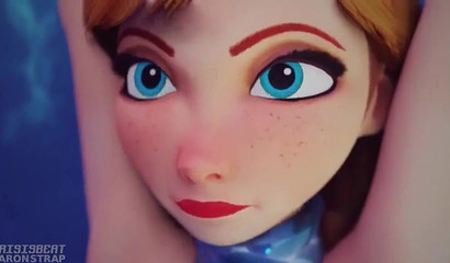Anna will melt Elsa's frozen pussy in a split second
