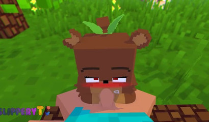 POV Bia making that hose shoot Minecraft loads