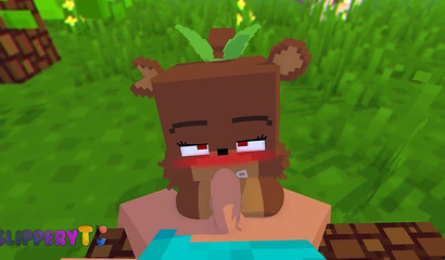 POV Bia making that hose shoot Minecraft loads