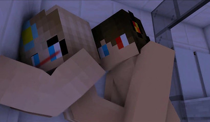 He shaggs the Minecraft out of her